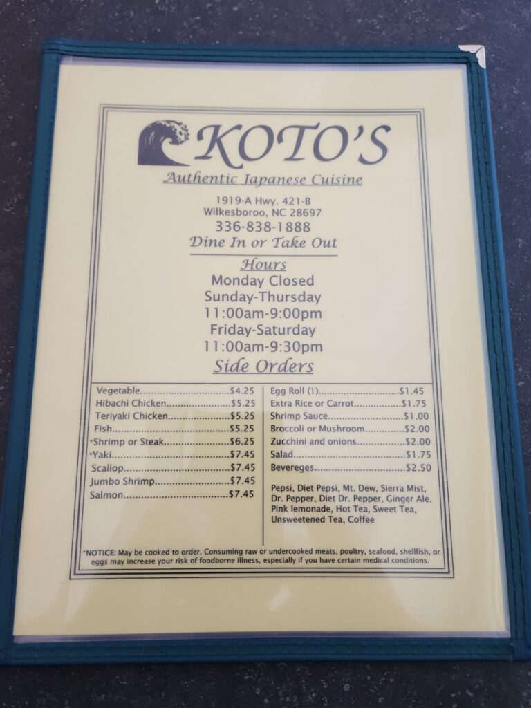 Koto\\\\\\\\\\\\\\\\\\\\\\\\\\\\\\\\\\\\\\\\\\\\\\\\\\\\\\\\\\\\\\\'s Japanese Restaurant and Sushi Lounge Menu 1